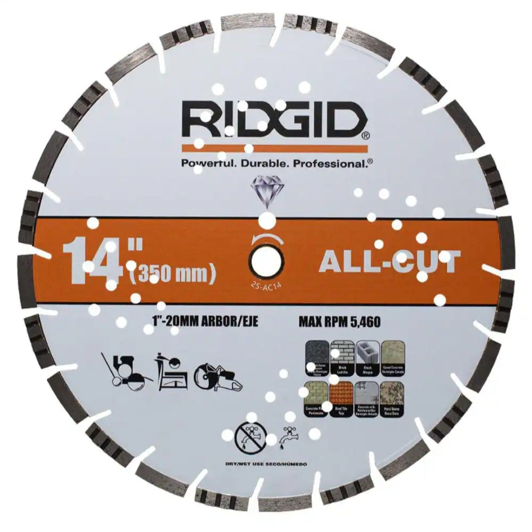 14 in. ALL-Cut Segmented Rim Diamond Saw Blade 14 in. ALL-Cut Segmented Rim Diamond Saw Blade